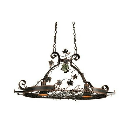 Kalco Bon Appetit 2 Light Hanging Pot Rack