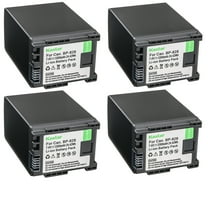 Kastar 4-Pack BP-828 Battery 7.4V 3300mAh Replacement for Canon XA60, Canon XA65, Canon XA70, Canon XA75, Canon VIXIA HF G70 Camera
