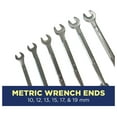 thumbnail image 2 of Flex Socket (6pc) 6 Point Wrench Set With Flexible Heads and Open Ends, 2 of 3