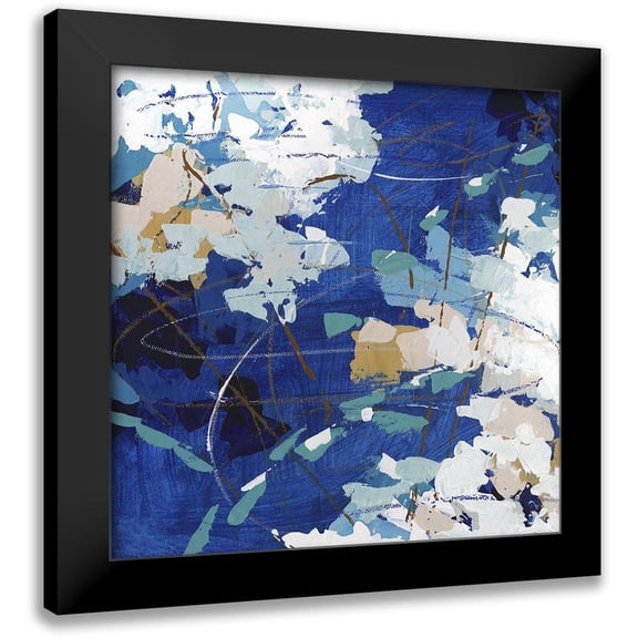 Riger, Sue 12x12 Black Modern Framed Museum Art Print Titled - Ripples in Still Water III