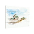 thumbnail image 2 of Ethan Harper 'Prairie Farmhouse I' Wood Slat Art 12x16, 2 of 5