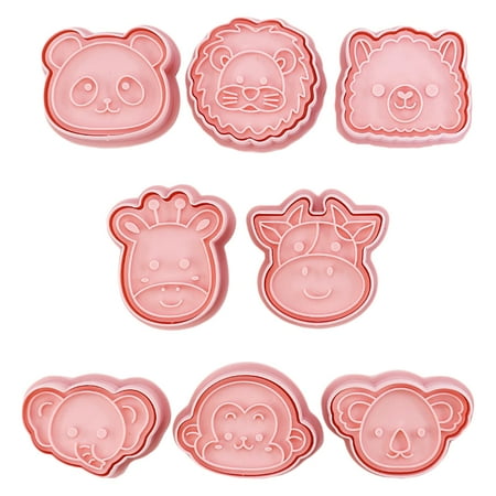 

UDIYO Cookie Molds 8Pcs/Set Cookie Molds Cartoon DIY PP Small Candy Chocolate Baking Cutters Kitchen Supplies