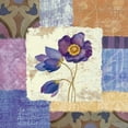 thumbnail image 2 of Vassileva, Silvia 20x20 White Modern Wood Framed Museum Art Print Titled - Tiled Poppies I - Purple, 2 of 4