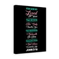 thumbnail image 4 of Scripture Walls John 3:16 Everlasting Life Black Bible Verse Canvas Christian Wall Art Ready to Hang Unframed, 4 of 12
