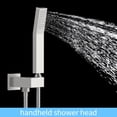 thumbnail image 5 of Shower System Shower Faucet Combo Set Wall Mounted with 10" Rainfall Shower Head and handheld shower faucet, Brushed Nickel Finish with Brass Valve Rough-In, 5 of 7
