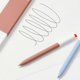 thumbnail image 2 of 2 Pcs First Love Heart Gel Pen Neutral Pen Black Ink Rotary Pen Writing Pen Gift Pen Journaling Pen for Student Multicolor, 2 of 4