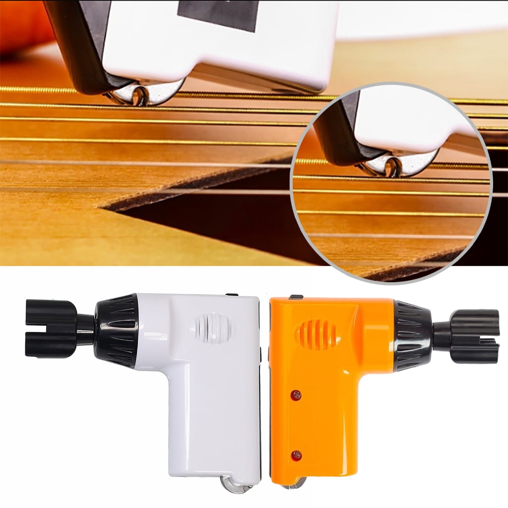 Oasiva Electric Automatic Guitar String Winder String Cutter Restringing Tool Instrument String Winder Guitar Accessories