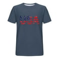 thumbnail image 4 of Yghzkop USA Flag 4th July T-Shirts for Men Patriotic Graphic American Independence Day Star Stripes Print Shirt Summer Casual Athletic Fit Quick-Dry Short Sleeve Top for BBQ Party Firework Show, 4 of 5