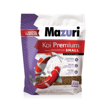 Mazuri Small Koi Premium Fish Food, 3.5 lbs.