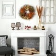 thumbnail image 5 of Nearly Natural Plastic Thanksgiving Artificial Autumn Wreath, 26" (Multicolor), 5 of 5