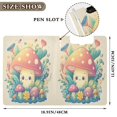 thumbnail image 4 of A4 Double Clip File Folder Binder Clipboards Waterproof Durable Foldable Folder Suitable for Office and Family Lovely Cartoon Little Mushrooms, 4 of 9