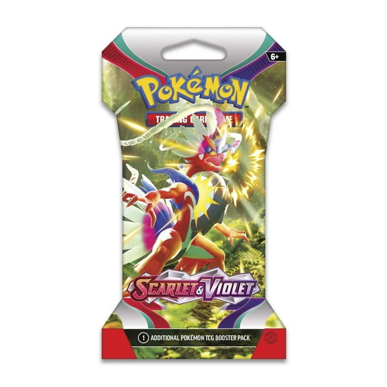 Pokemon TCG Scarlet Violet Booster Packs, 8 Sleeved Packs, 80