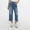 Blue, variant on FUNUONY Women's Wide Leg Jeans High Waisted Straight Leg Jeans Loose Trendy Ankle Length Denim Pants with Pocket Baggy Jeans Wide Leg Trendy Casual Mid Cuffed Hem Denim Pants