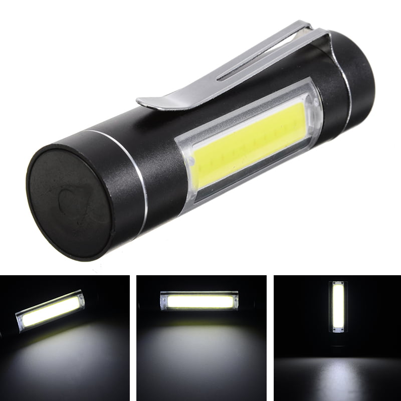Flashlight LED Waterproof IPX68 Pocket LED Lamp Pen Mini Torch Cob AA/14500 