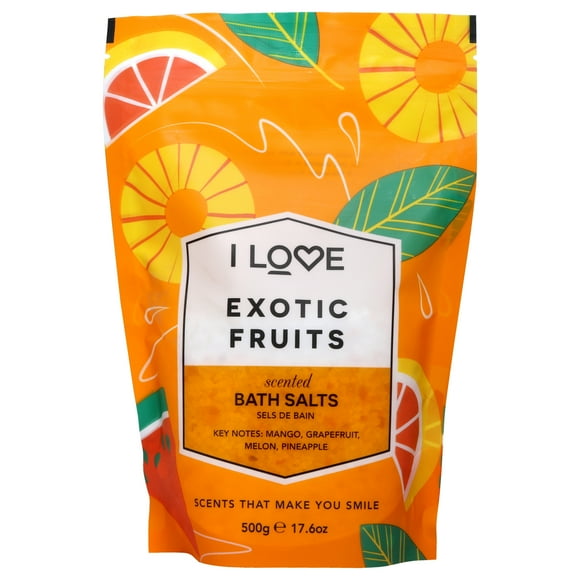 Sales de baño I Love Cosmetics con aroma exótico para mujer, 500 ml