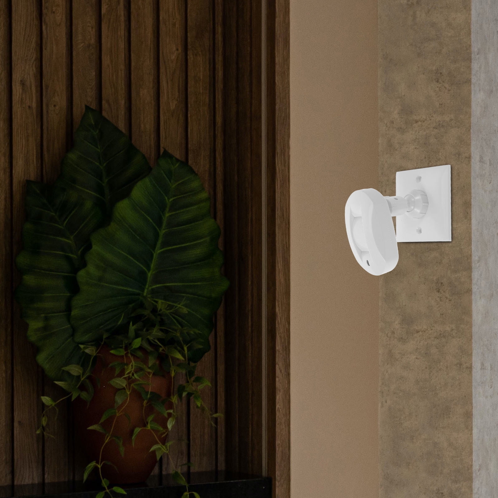 MOKKHNB Compact Indoor Infrared Alarm Detector for Door and Window Security in Homes and Offices