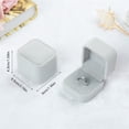 thumbnail image 2 of Caja Cuadrada De Terciopelo Para Boda, Caja Para Anillos, Estuche Expositor De Joyas, Soporte Para Bodas, Fiesta, Joyería, Caja De Regalo Eigraketly AP006203-01, 2 of 5