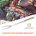 thumbnail image 3 of KAKOWELY Stainless Steel Meat Fork Con Doble Punta Para Barbacoa Segura Y Controlada En Cocina, 3 of 7