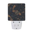 thumbnail image 2 of Fish Star Sun Night Light 2 Pack LED Nightlight Plug into Wall Dusk to Dawn Sensor Soft White, 2 of 7