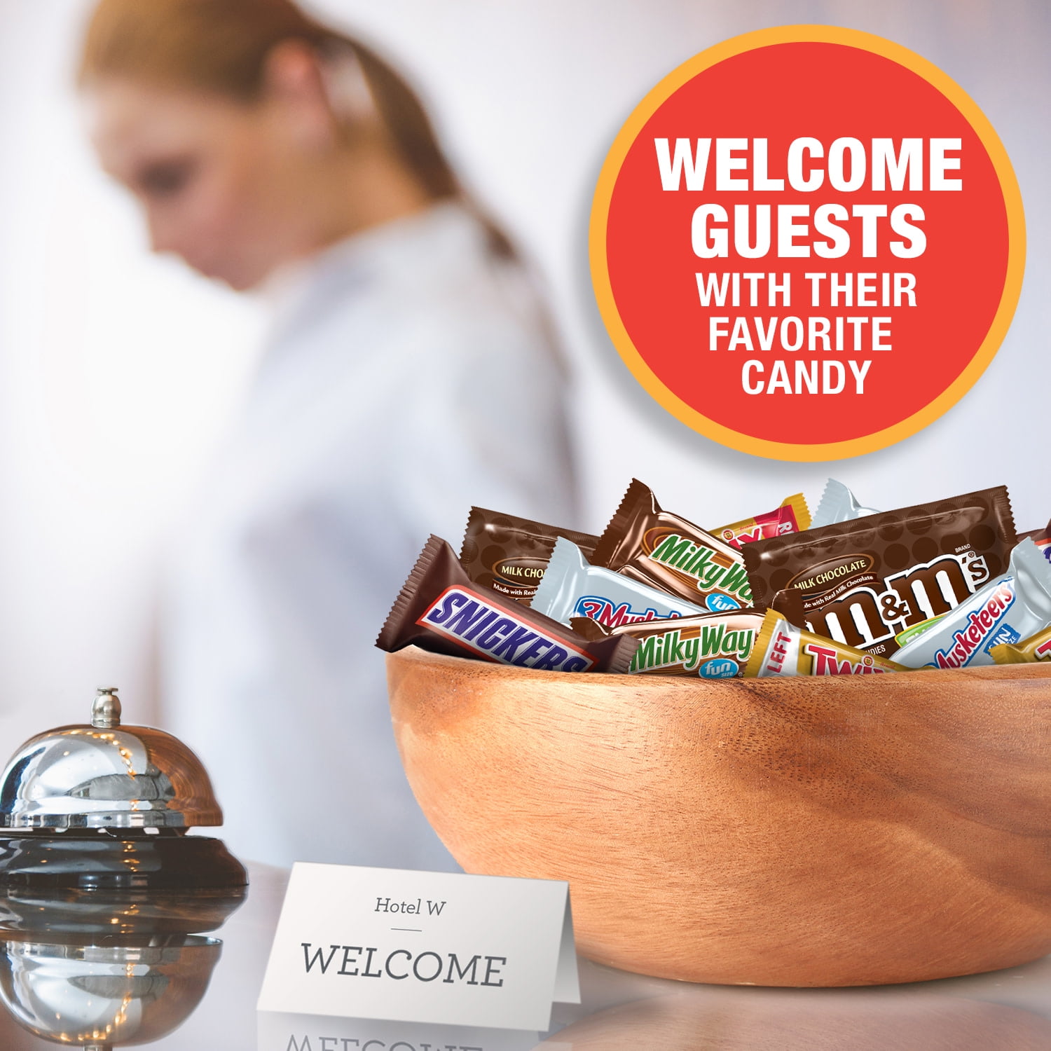 M&M'S, Twix, Snickers & More Bulk Chocolate Candy - 145ct Variety Bag