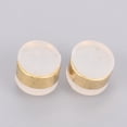 thumbnail image 2 of Brass Rubber Ear Nuts Earring Backs Nickel Free Real 18K Gold Plated 5.5x5.5mm Hole: 0.5mm, 2 of 3