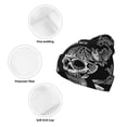 thumbnail image 3 of Susaid Skull bird bat spider Print Winter Beanie for Men Women, Lined Beanie Soft Warm Knit Hat Ski Cuffed Cap, 3 of 6