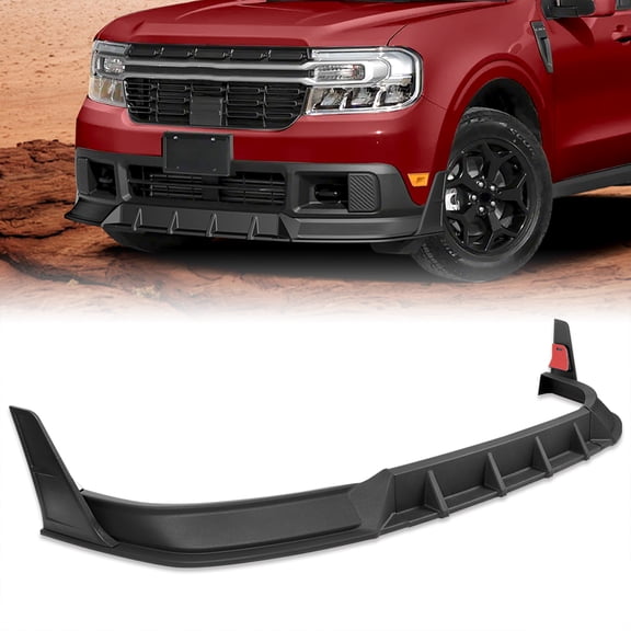 Stay Tuned Performance For 2022-2024 Ford Maverick Pickup Front Bumper Spoiler Lip STP-Style 5PCS
