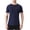Navy, variant on ZVNAΖH Men's Workout Shirts Quick Dry Athletic Gym T-Shirts Breathable Short Sleeve Sports Performance Tee Tops