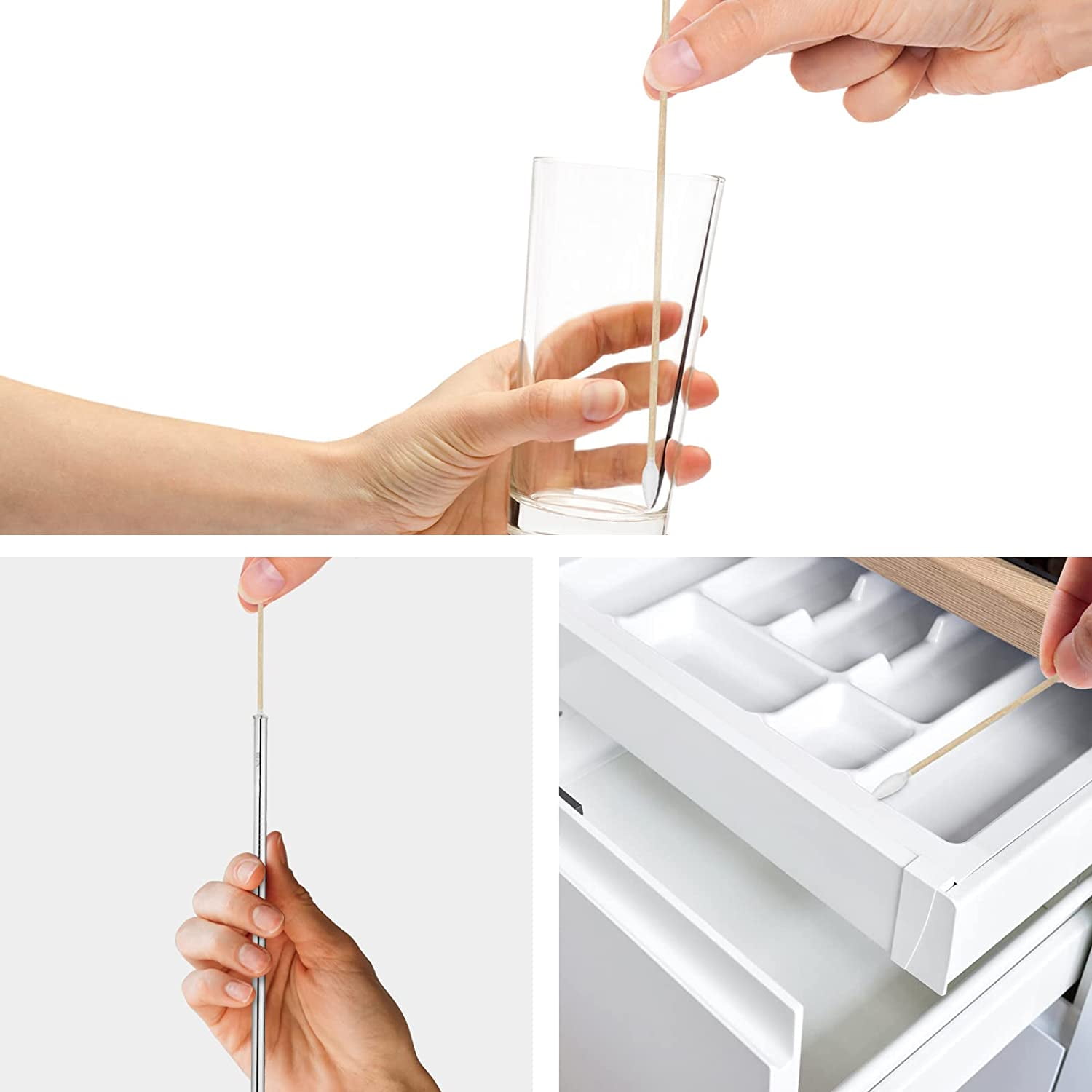 700 Pcs Gun Cleaning Swabs, Precison Tip Long Cotton Swabs Gun Cleaning Tools