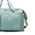 thumbnail image 4 of LHSHID Large Foldable Travel Duffel Bag, Sports Tote Gym Bag with Wet Pocket, Carry on Hospital Bags, Shoulder Weekender Overnight Bag for Women and Men, 4 of 6