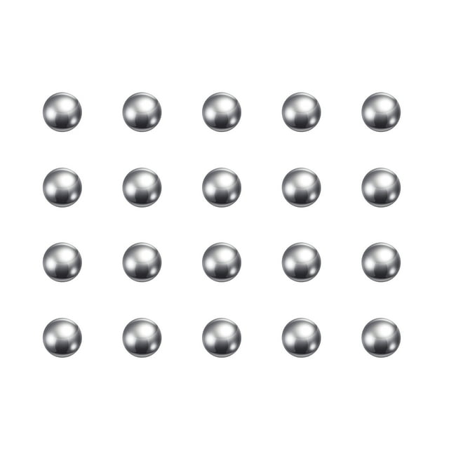 Unique Bargains 7/32' 316L Stainless Steel Bearing Balls G100 Precision 200 Pack
