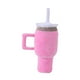 thumbnail image 2 of Juguete chirriante para perros, taza de peluche, juego de entrenamiento, juego interactivo, relleno de agua rosa, 2 of 9