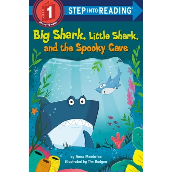 Step Into Reading Big Shark, Little Shark, and the Spooky Cave, (Paperback)