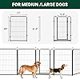thumbnail image 3 of Historyli Corral para Perros,Valla de 8 Paneles Interior/Exterior,Corral de Ejercicio para Mascotas/Cachorros de Metal,Puerta Ancha y Umbral Bajo,Corral Portátil para Mascotas,27*40 Pulgadas, 3 of 6