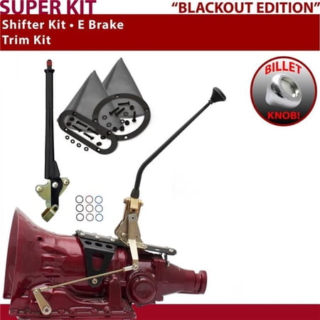 American Shifter TH200 Shifter Kit Black 12 in. E Brake Trim Kit for F1914