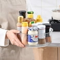 thumbnail image 2 of Shoreew Lazy Susan Organizer Spice Storage Rack 360-Degree Rotatable Large Capacity Transparent Countertop Turntable Spice Holder, 2 of 7
