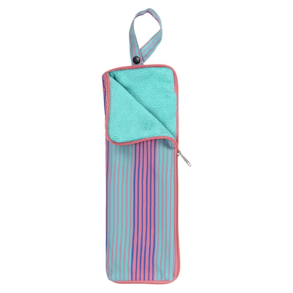 Umbrellas Bags for Wet Travel Umbrellas 4.9"x14.2" Portable Cover Carry Storage Bag Case Sleeve Red Stripe