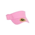 thumbnail image 2 of Top Headwear Summer Adjustable Visor, Light Pink 2pack, 2 of 5