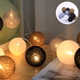 thumbnail image 1 of Lumières Décoratives de Noël LED Guirlande Lumineuse en Coton Lanternes Raktan, 1 of 5