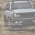 thumbnail image 4 of 1 Pair Front Headlight Guards Protector Cover Exterior Headlamp Frame Protector Replacement for Bronco 2 4 Door 2021 to 2024, 4 of 7