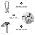 thumbnail image 3 of OULII 2 Sets Rotatable Hammock Swing Hanger Hook for Adults Indoor Fitness, 3 of 8