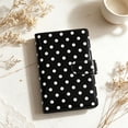 thumbnail image 4 of Pu Leather Notebook, Binder Budget Planner Organizer 6 Ring Binder Cover, Binder Pockets, 12 Pcs Expense Budget Sheets and 36 Categories Letter Sticker, 4 of 4