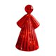 thumbnail image 4 of Estatua de ángel de cristal Soledad Decorativa Creativa Coleccionable Rojo, 4 of 10
