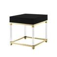 thumbnail image 5 of Posh Living Briar 1-Drawer Metal End Table with Acrylic Legs - Black/Gold, 5 of 8