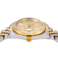 thumbnail image 3 of Pre-Owned Rolex Datejust 36MM 16233 Champagne Dial Fluted Bezel Two Tone Yellow Gold Jubilee Bracelet, 3 of 8