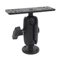 thumbnail image 1 of Fish Finder Mount High Strength C Type 1.5 Inch Ball Head Marine Electronics Mount for GPS Devices, 1 of 7