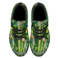 thumbnail image 2 of Ireland Patron Saint Erin Go Bragh St Patrick's day Shoes Sneakers Black Size 6, 2 of 7