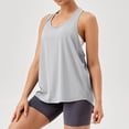 thumbnail image 5 of Workout Tank Tops Woman Lightweight Breathable Loose Fit Scoop Neck Racerback Sleeveless Shirt Athletic Yoga Gym Tanks, 5 of 6
