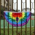 thumbnail image 5 of KAKOWELY Bandera arcoíris del orgullo gay, pancarta LGBT arcoíris, decoración para fiesta del orgullo LGBT, 5 of 5