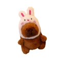 thumbnail image 4 of Milaget Capybara Keychain Cute Car Keychain Bag Charm for Wallet Handbag Accessories Bunny Hat, 4 of 9